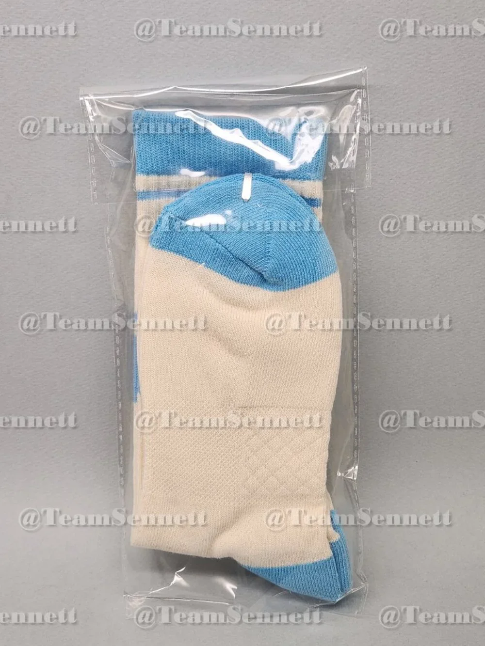 Backstreet Boys Blue & Cream Crew Socks // Into the Millennium Sphere Las Vegas